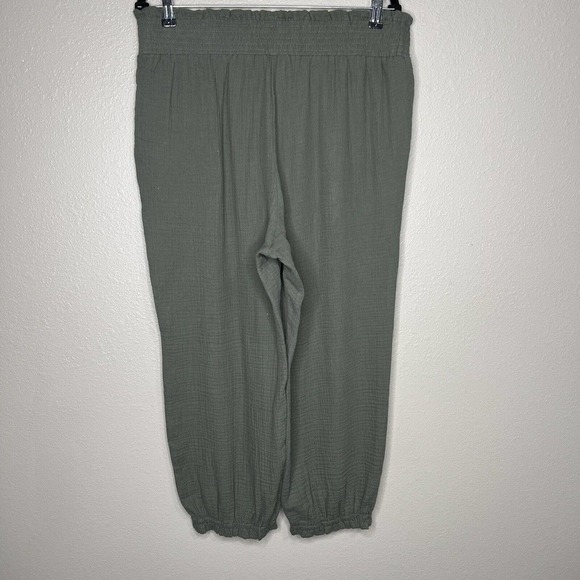 Grace Karin Olive Green High Rise Tapered Stretch Pull On Pants Plus Sz 2XL - Picture 4 of 11